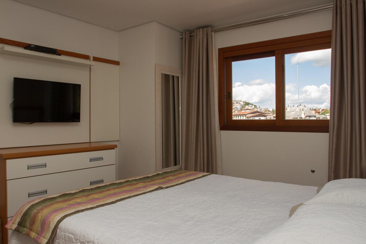 Otima Localizacao E Vista Da Cidade Gramado Ngoại thất bức ảnh